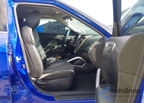 2012 Hyundai Veloster Base W/Black from USA, damaged, VIN KMHTC6AD9CU059808